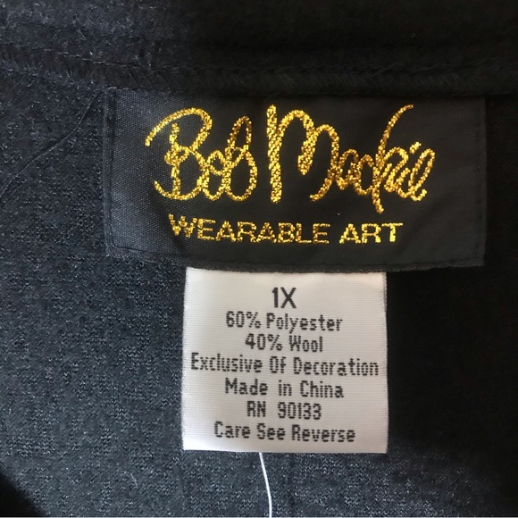 Bob Markie wearable art jacket 1X NWT - Picture 4 of 6